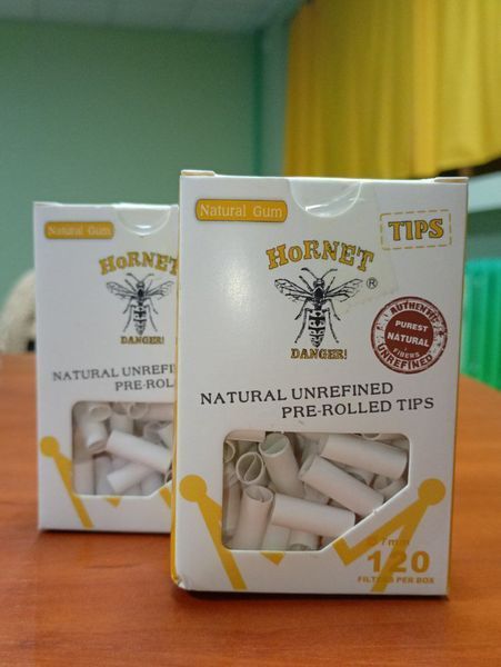 Фильтры Hornet Natural Unrefined Pre-Rolled Tips 901 фото