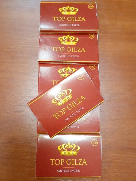 Бумага для самокруток TOP GILZA, 100 шт 910 фото