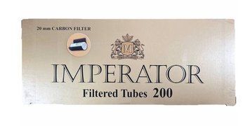 Гильзы для набивки сигарет Filtered Cigarette Tubes Imperator Black, уп. 200 шт 605 фото